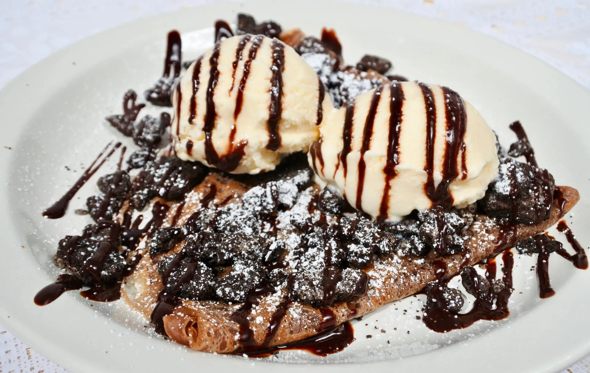 Dessert Crepes — Chocolate, berries, Nutella, Tvorog — over 20 sweet crepe creations to finish any meal.